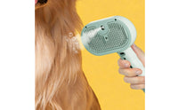 Handheld Pet Grooming Spray Brush Ergonomic Spray Brush with Metal Pins Mist Detangling for Dogs, Cats