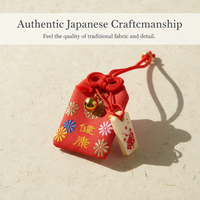 Japanese Asakusa Temple Omamori Charm for Health, Love, and Wishes