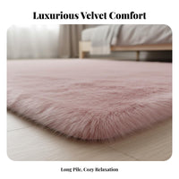 Non-Shedding Imitation Wool Mat Super Soft Faux Sheepskin Rug Warm and Cozy for Homeowners, Photographers, Bedroom, Living Room, Bay Window