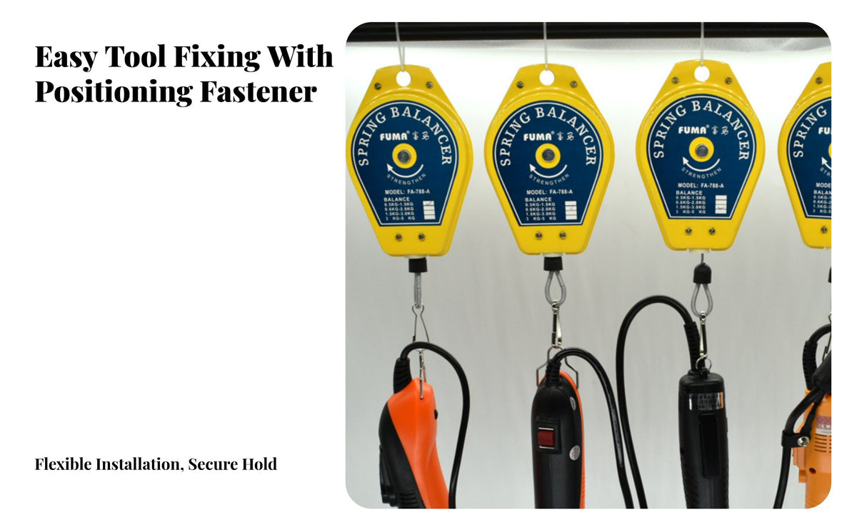 Electric Screwdriver Balancer Automatic Retraction Hanging Tool Balancer Adjustable Tension Retractable Tool Holder for Mechanics, Factory, Garage