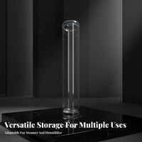 Shuttlecock Storage Tube Steamer Compatible Transparent Shuttlecock Tube Humidity-Resistant-Resistant Clear Badminton Ball Holder for Instructor Es