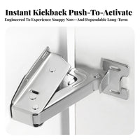 Handle Push-Release Cabinet Latch | Concealed Installation Design Cabinet Latch, for Cabinets