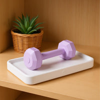 Single-Piece Molded Hex Dumbbells Non-Slip Grip PVC Dumbbells Hexagonal Hex Dumbbell Strength Training for Home Gym