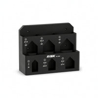 Wall-Mounted Storage Rack Easy to Install Bike Tool Holder Wall Rack with Mounting Brackets Space-Saving Bike Hanger Compact