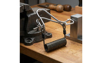 Elastic Tie down Cord 316 Stainless Steel Bungee Cord Coiled Design Fastening Gear Reef Double Hook