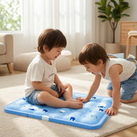 Cooling Seat Cushion Soft Gel Seat Cushion Chair Pad with Gel Low-Profile Machine Washable for Office Workers, Floor Seating