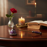 Candle Quencher Elegant Design Candle Prevents Residue Splatter Vintage Wick for, Wedding Ceremony