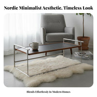 foldable Tea Stand Foldable Design Coffee Table Space-Saving Nordic Inspired for Students, Living Room, Small Spaces, Bedroom