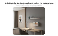Narrow Wire Hanging Basket no-tools-required Installation hook-on Bedside Basket