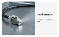 High Flow Hollow Cone Spray Nozzle Stainless Steel Vortex Nozzle Forged for Dust Suppression, Desulfurization