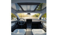 Motorized Sunshade Electric Car Sunshade Low Profile Assembly with Control Module for YL Electric Vehicle Interior