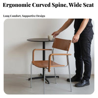 Modernist Inspired curved Frame Side Chair Wabi-Sabi Aesthetic Fabric Side Chair Minimalist Design Seating Furniture distinctive-look for Cafe Owners, Interior Designers, Homeowners, Dining Room, Restaurant, Kitchen, Reception Area