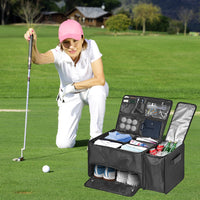 Golf Clothing Bag with Cooler, Foldable, Large Capacity, Multi-functional Storage Bag