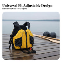 High Buoyancy Life Preserver Lightweight Kayaking Flotation Vest Aquatic Activities Buoyancy Aid Sturdy and Long-Lasting