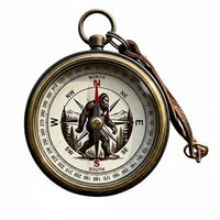 Mini Compass Keychain Presentable Pocket Compass Navigation Tool for Campers