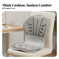 Ergonomic Back Support Cushion Breathable Support Pillow Portable Office Chair Backrest for Students, Classroom