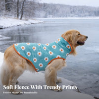 Machine Washable Winter Dog Jacket Easy On Remove Winter Dog Coat Adjustable Fit for Cold Weather, Daily Use, Outdoor Walks
