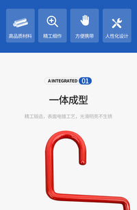 刹车分泵挂钩 可握式制动器拆卸维修用挂钩子S型刹车片卡钳挂钩子