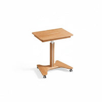 Height Adjustable Rolling C-Shaped Desk Space-Saving C-Shaped Overbed Table Multi-Functional Household Furniture Nordic aesthetic for Students, Remote Workers, Apartment Dwellers, Bedroom, Home Office, Small Spaces, Living Room