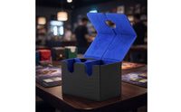 Soft Interior Trading Card Storage Box Portable Trading Card Storage Box with Dividers Textured Compact for Tournaments