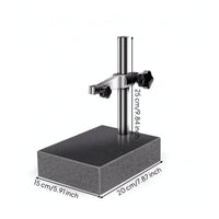 Gauge Stand with Marble Base Adjustable Dial Indicator Stand Heavy-Duty Marble Measuring Surface for Workshops