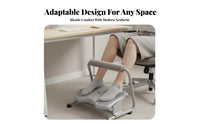 Anti-Slip Design Adjustable Footrest Massaging Surface Adjustable Angled Foot surface Ergonomic Aid for Office Workers, Students, enthusiasts, Under a Desk, Home, Study Room, Gaming Setup