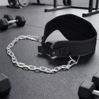 Breathable Mesh Weighted Belt with Chain Padded Weight Belt with Chain Sturdy Secure for Home Workouts