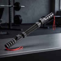 Adjustable Forearm Exerciser with Wrist Cords Spring-Loaded Wrist Exerciser Non-Slip Arm Strength Bar Heavy-Duty for Climbers, Athletes, Home Gym