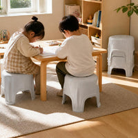 Non-Slip Plastic Bathroom Stool for Home Use