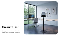 Stable Base Speaker Floor Stand Anti-Slip Design Floor Speaker Stand Sturdy and Long-Lasting Audio Accessory Carbon Steel Construction for Home Theater Enthusiasts, Audiophiles, Music Lovers, Living Room, Bedroom, Office