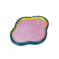 Quadrifoil-Shaped Tray Decorative Jewelry Tray Refined Jewelry Dish for Collectors