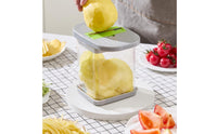 Simple Operation Multi-Function Vegetable Cutter Easy to Clean Potato Grater Box Stainless Steel Blades Kitchen Tool Detachable Design for Home Cooking