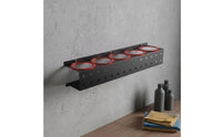Wall Mount Spray Bottle Holder Space-Saving Design Spray Bottle Storage Rack Polishing Storage Shelf for Garage