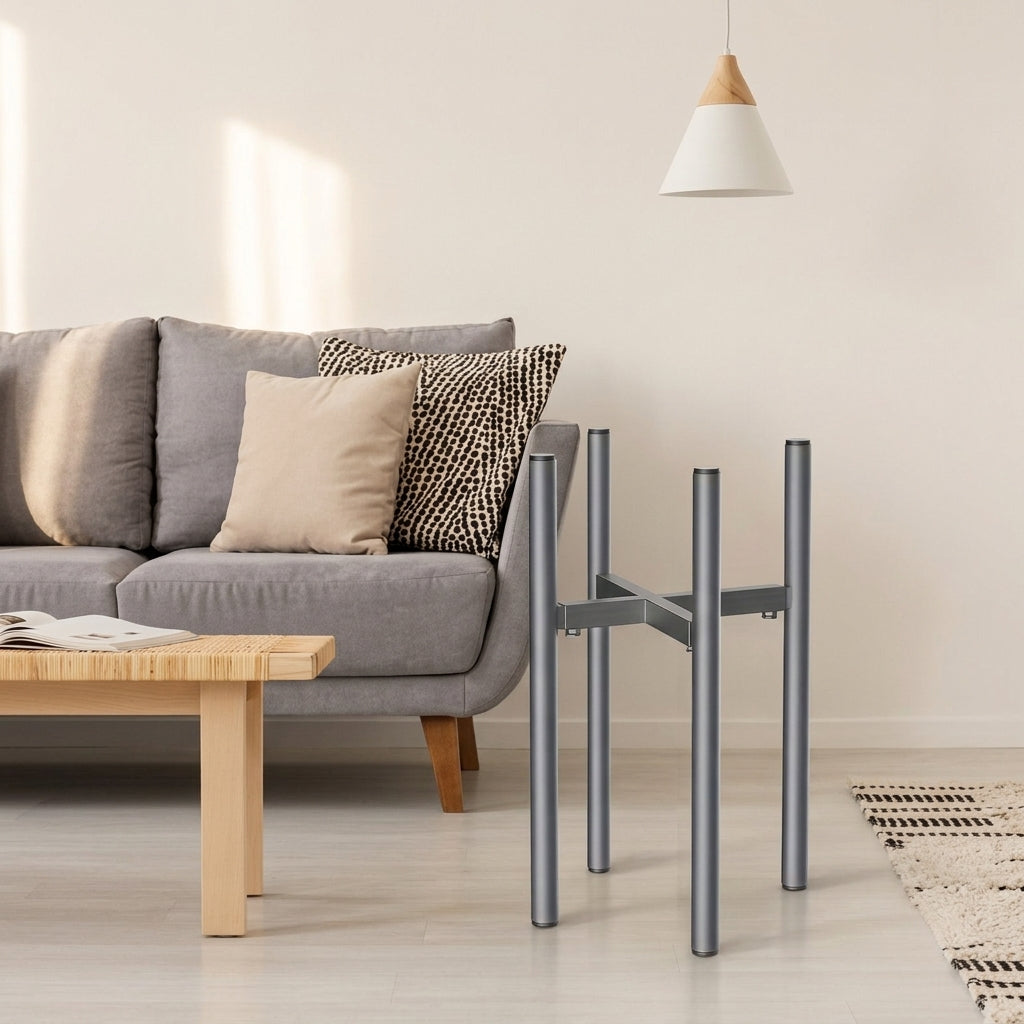 Plant Stand for Bedroom and Living Room Decor, Adjustable Width Indoor Plant Stands with Reversible Sides, Modern Minimalist Plant Pot Stand