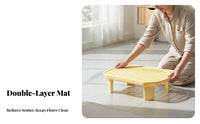 Double Layer Litter Mat Easy to Clean Double-Layer Litter Mat Pet Supply