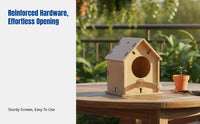 Parrot Breeding Box, Wooden Bird Shelter, Nesting Villa, For Budgerigar, Cockatiel, Finch, Multiple Choices