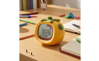Tomato Clock Cute Tomato Timer Digital Timer Battery Operated Desk Clock Compact for Students, Study Room, Bedside