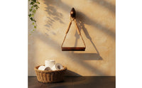 Rope Toilet Paper Holder Handmade Rustic Toilet Roll Hanger for Restroom