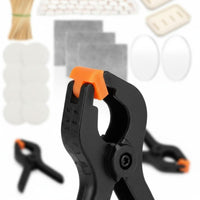 611 Pieces Lint-Non-Lint Card Cleaning and Flattening Tool Set Soft Microfiber Trading Card Care Set Good Absorbency