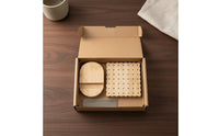 Solid Wood Wooden Crochet Blocking Board Chamfered Holes Wooden Crochet Board with Pins Beginner-Friendly Professional Finish for Crocheters, Knitters, Craft Lovers