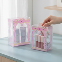 Soft Pastel Clear Ita Bag Coin Purse Keychain Mini Cosmetic Pouch for Students