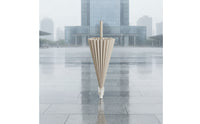 Storm-Resistant Umbrella with 24 Ribs Waterproof Auto Open Umbrella Water Repellent Windproof for Commuters, Travelers, Commute, Travel