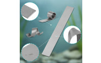 15 Pieces Aquarium Plant Weight Strips Flexible Aquarium Plant Weight Strip Bendable Anchor Strip Pliable Slim for Aquascapers