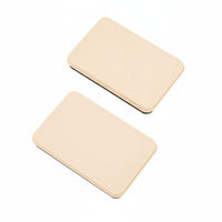 Empty Eyeshadow Palette Portable Refillable 2-Pan Palette Lightweight Refillable Eyeshadow Container for Jet-Setters, Travel, Mobile