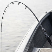 Foam EVA Grip Boat Fishing Rod Blue Accent Rings Carbon-Fiber Fishing Rod Sturdy Sports Gear