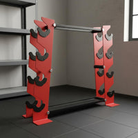 Dumbbell Rack Stable Base Vertical Dumbbell Rack Sturdy Exercise Storage for Gym