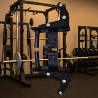 Fitness Rack Hook Steel Barbell Hook Black Metal Exercise Equipment