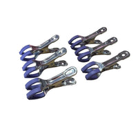wsmith 6-Pack Stainless Steel Pad Key Clips for Woodwind Instruments