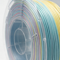 Silk Pla Filament 1.75mm Rainbow Gradient Multicolor Spool for fused deposition modeling Printer, Creative Projects and Makers