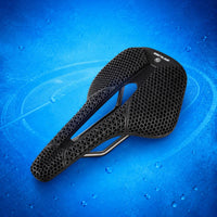Lattice 3D-Printed Bike Saddle Cutout Lightweight Road Bike Saddle Segmented Surface Cycling Gear for Mountain Biking